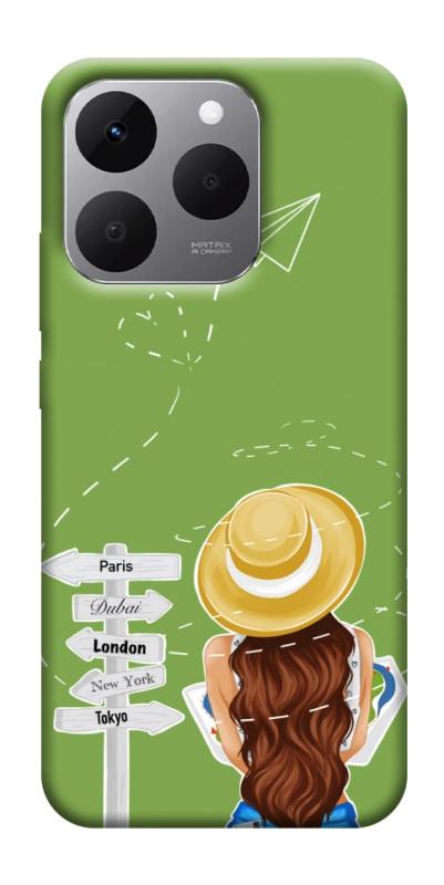 Чехол itsPrint Travel girl для Realme 15T, lifestyle, купить оптом с доставкой