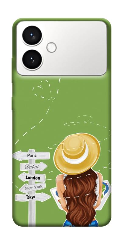 Чехол itsPrint Travel girl для Samsung Galaxy S26+, lifestyle, купить оптом с доставкой