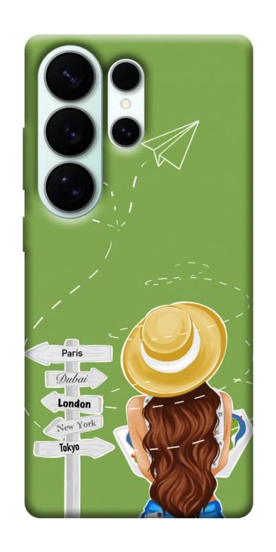 Чехол itsPrint Travel girl для Samsung Galaxy S26 Ultra, lifestyle, купить оптом с доставкой