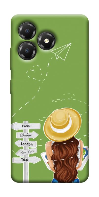 Чохол itsPrint Travel girl для ZTE Blade A36, lifestyle, купити оптом з доставкою