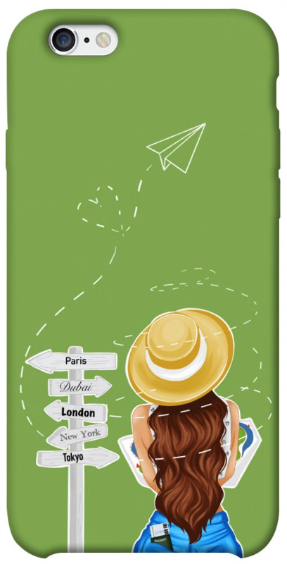 Чехол itsPrint Travel girl для Apple iPhone 6/6s (4.7"), lifestyle, купить оптом с доставкой