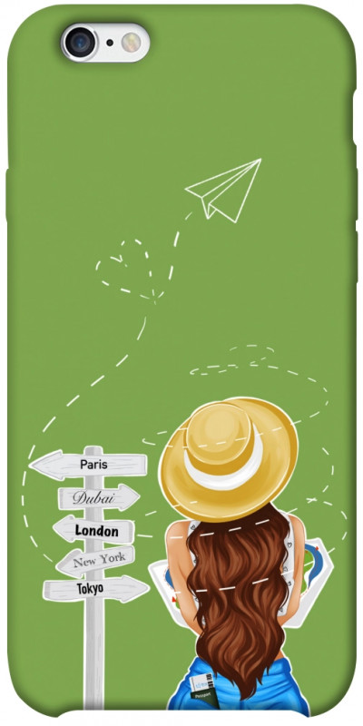Чехол itsPrint Travel girl для Apple iPhone 6/6s plus (5.5"), lifestyle, купить оптом с доставкой