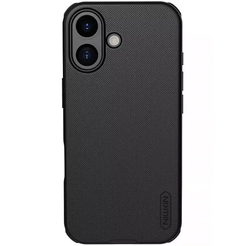 Чехол Nillkin Matte Magnetic Pro для Apple iPhone 17 (6.3"), Черный / Black 1, Пластик, купить оптом с доставкой