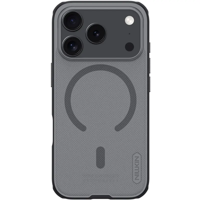 Чехол Nillkin Matte Magnetic Pro для Apple iPhone 17 Pro (6.3"), Transparent black 3, Пластик, купить оптом с доставкой