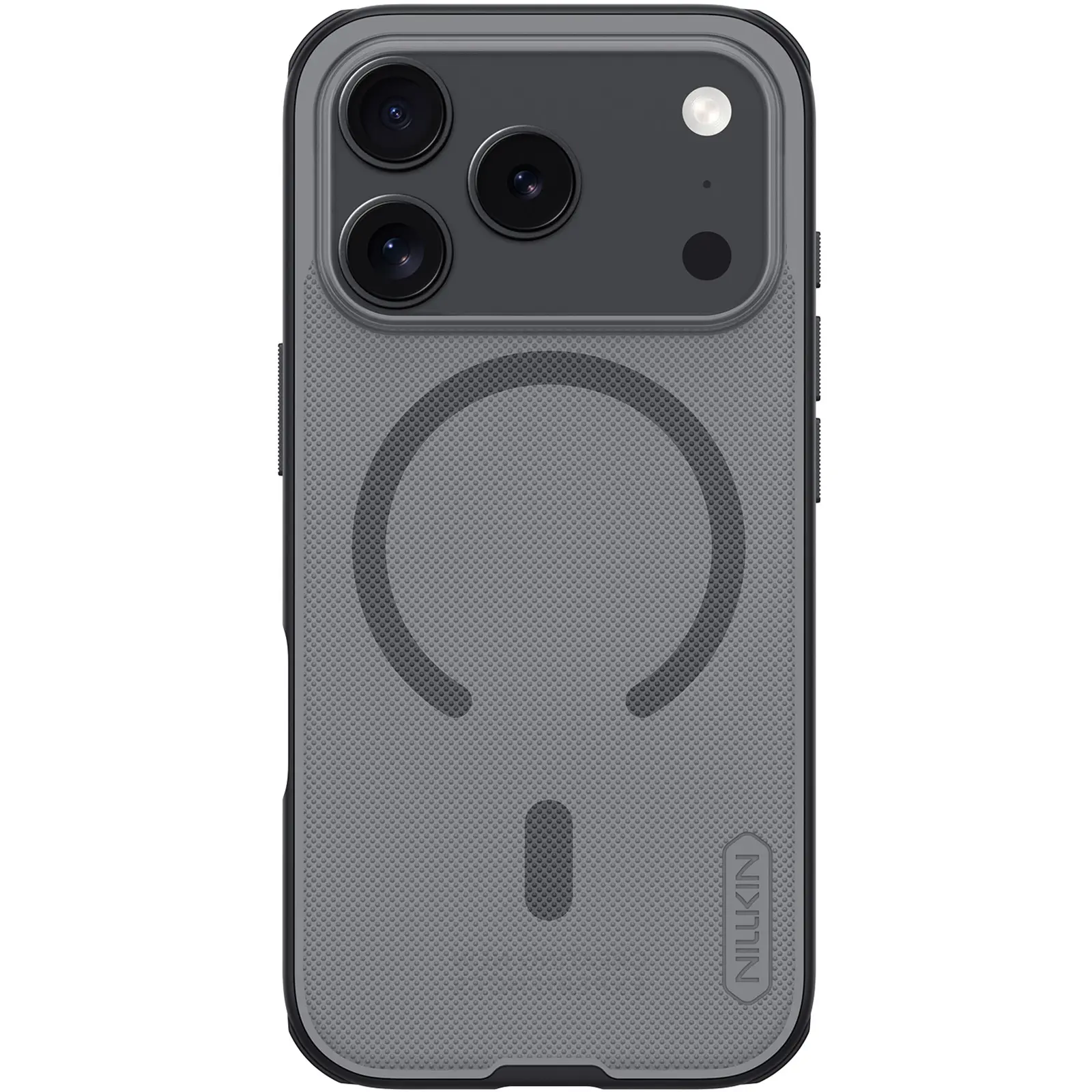 Чехол Nillkin Matte Magnetic Pro для Apple iPhone 17 Pro (6.3"), Transparent black 3, Пластик, купить оптом с доставкой
