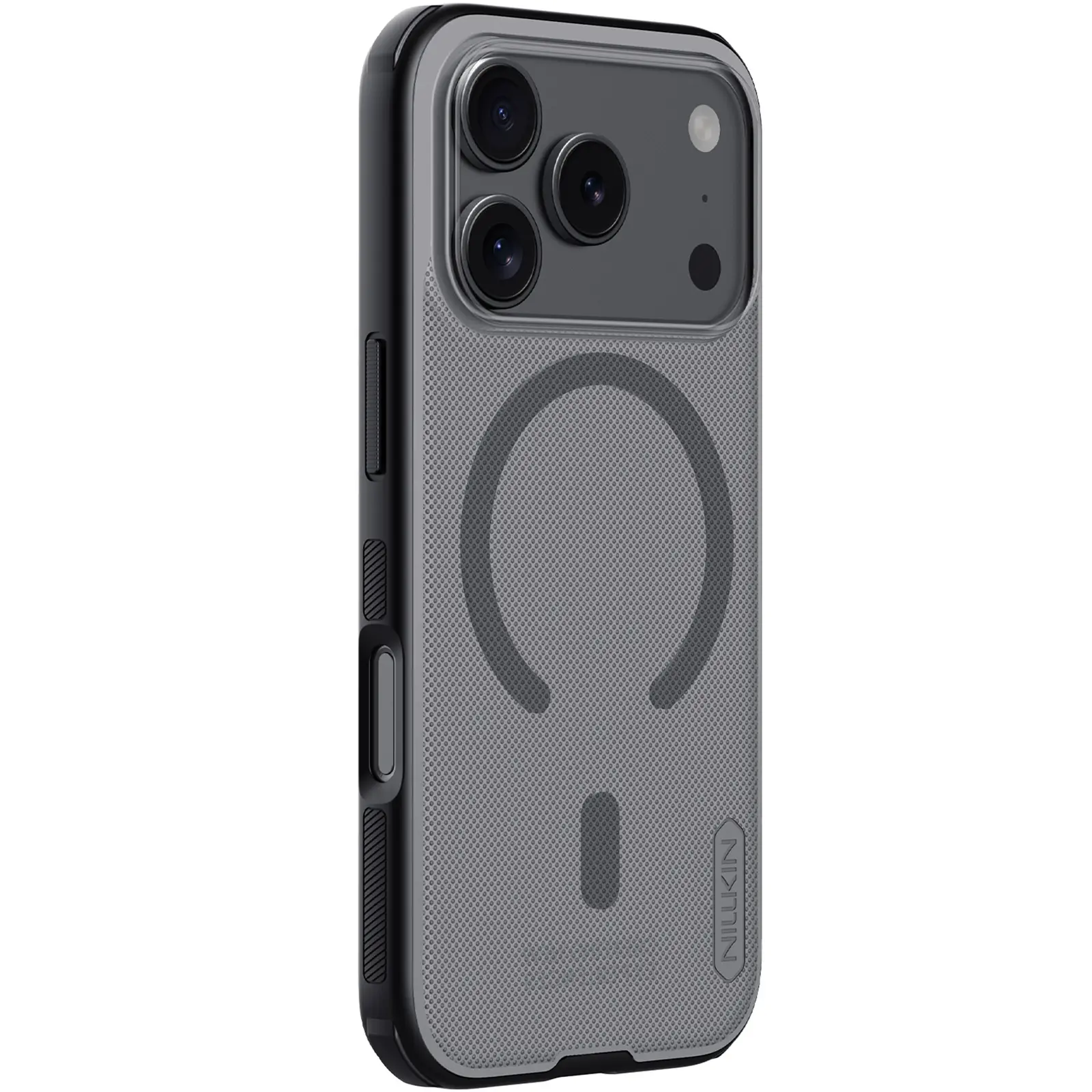 Чехол Nillkin Matte Magnetic Pro для Apple iPhone 17 Pro Max (6.9"), Transparent black, Пластик, купить оптом с доставкой