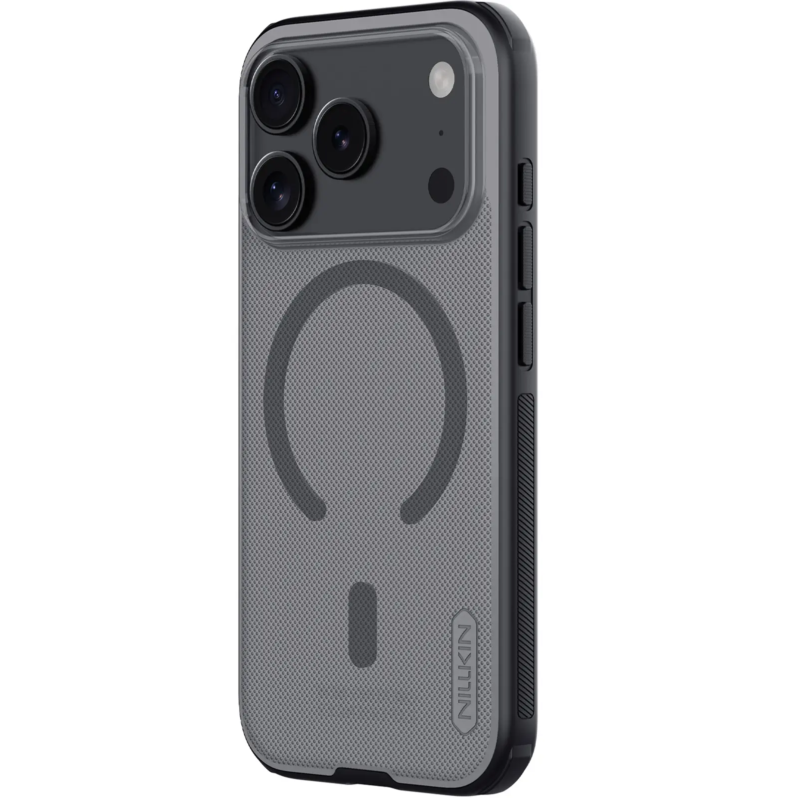 Чехол Nillkin Matte Magnetic Pro для Apple iPhone 17 Pro Max (6.9"), Transparent black 1, Пластик, купить оптом с доставкой