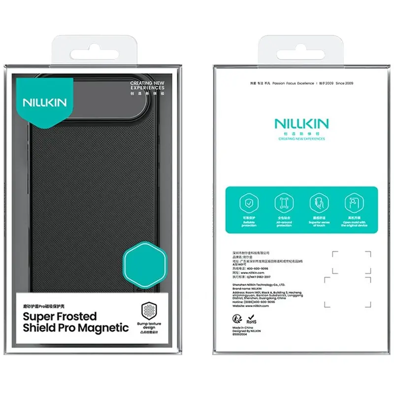 Чехол Nillkin Matte Magnetic Pro для Apple iPhone 17 Air (6.5"), Черный / Black 4, Пластик, купить оптом с доставкой