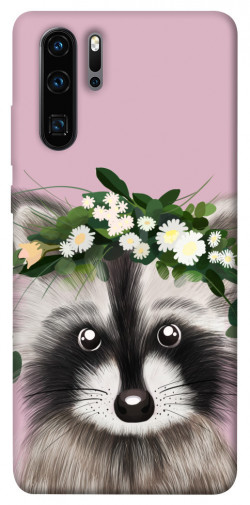 Чехол itsPrint Raccoon in flowers для Huawei P30 Pro