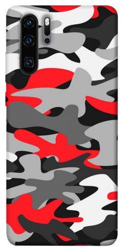 Чехол itsPrint Красно-серый камуфляж для Huawei P30 Pro