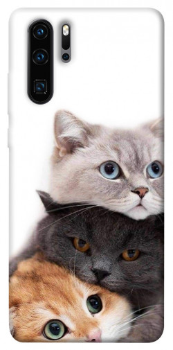 Чехол itsPrint Три кота для Huawei P30 Pro
