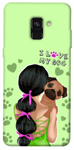 Чохол itsPrint Love my dog для Samsung A530 Galaxy A8 (2018)