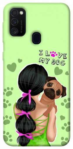 Чохол itsPrint Love my dog для Samsung Galaxy M30s / M21
