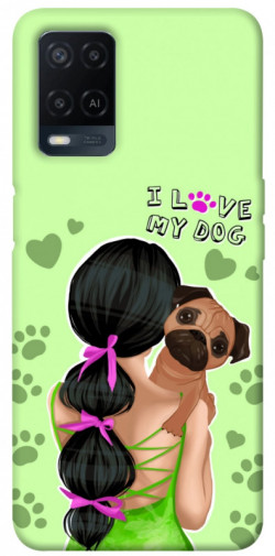 Чохол itsPrint Love my dog для Oppo A16s / A16