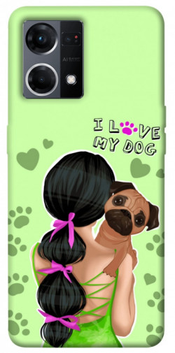 Чохол itsPrint Love my dog для Oppo Reno 7 4G