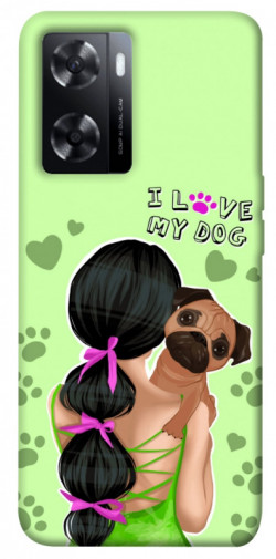 Чохол itsPrint Love my dog для Oppo A57s