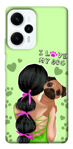 Чохол itsPrint Love my dog для Xiaomi Poco F5 Pro