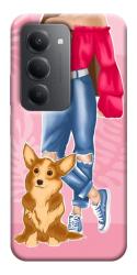 Чехол itsPrint Girl and corgi для Xiaomi Redmi 15 (EU)
