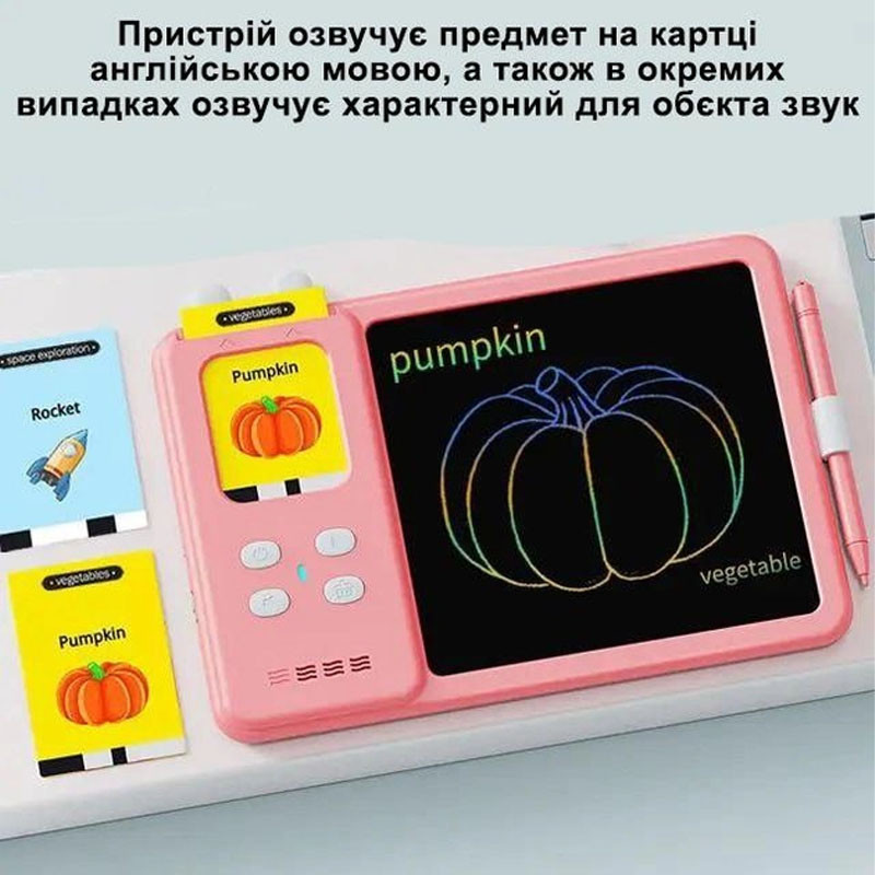 Планшет для малювання з обучающими карточками S5 дивитися фото №6