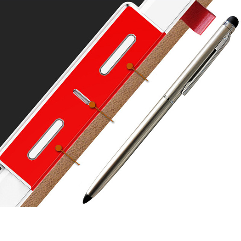 Планшет для малювання LCD color blocked 10,1 дюймів with leather case на малюнкі №5