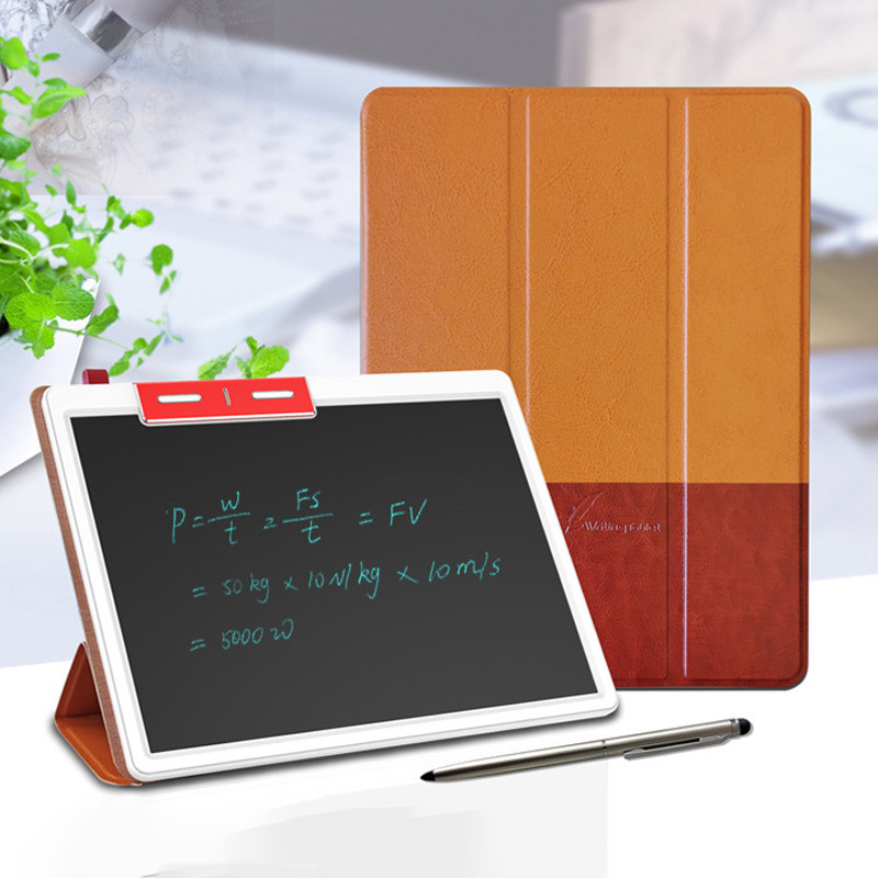 Планшет для малювання LCD color blocked 10,1 дюймів with leather case на малюнкі №8