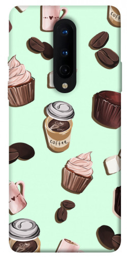 Чехол itsPrint Coffee and sweets для OnePlus 8