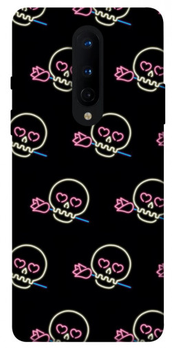 Чехол itsPrint Череп с розой для OnePlus 8