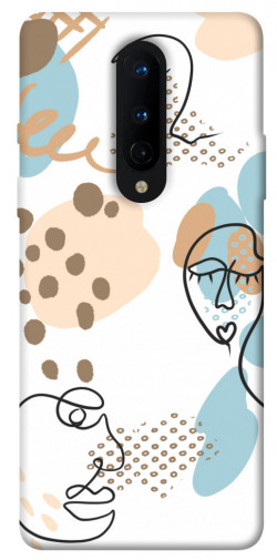 Чехол itsPrint Face pattern для OnePlus 8
