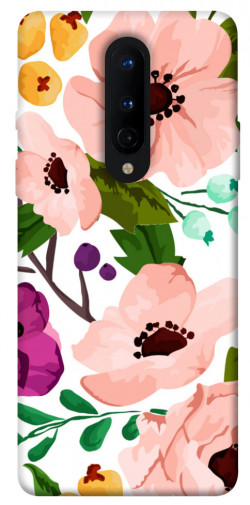 Чехол itsPrint Акварельные цветы для OnePlus 8