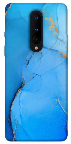 Чехол itsPrint Синий с золотом для OnePlus 8