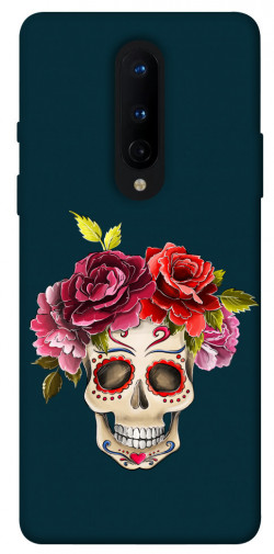 Чехол itsPrint Flower skull для OnePlus 8