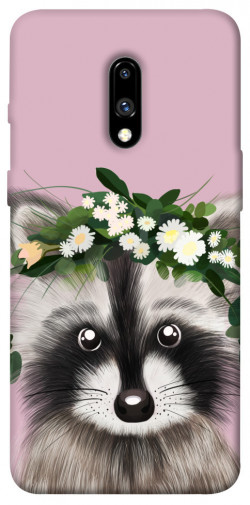 Чехол itsPrint Raccoon in flowers для OnePlus 7