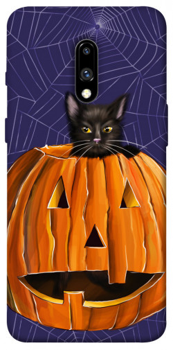 Чехол itsPrint Cat and pumpkin для OnePlus 7