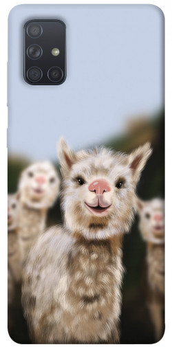 Чохол itsPrint Funny llamas для Samsung Galaxy A71