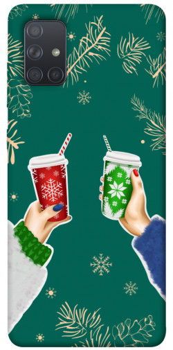 Чехол itsPrint Winter drinks для Samsung Galaxy A71