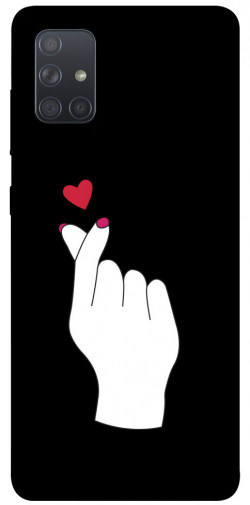 Чехол itsPrint Сердце в руке для Samsung Galaxy A71