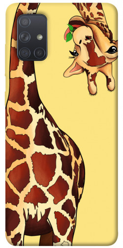 Чохол itsPrint Cool giraffe для Samsung Galaxy A71