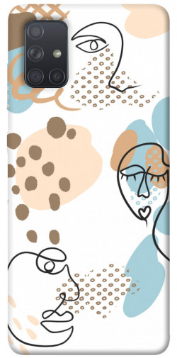 Чехол itsPrint Face pattern для Samsung Galaxy A71