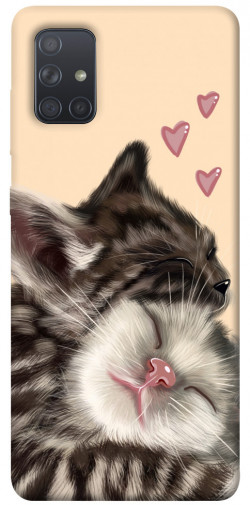 Чехол itsPrint Cats love для Samsung Galaxy A71