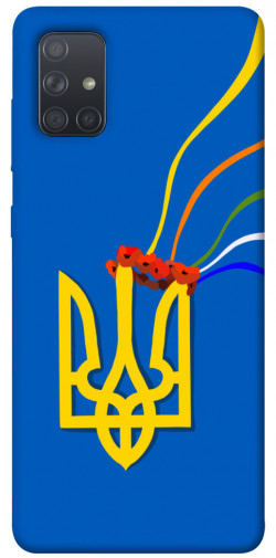 Чехол itsPrint Квітучий герб для Samsung Galaxy A71