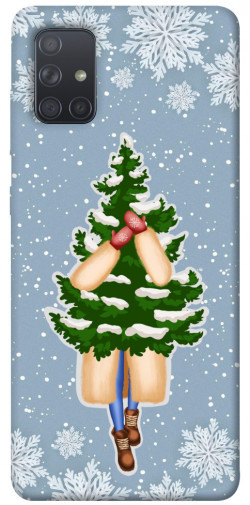 Чехол itsPrint Christmas tree для Samsung Galaxy A71