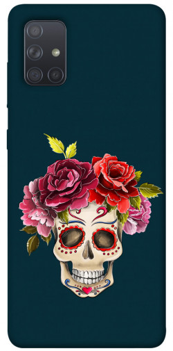 Чохол itsPrint Flower skull для Samsung Galaxy A71