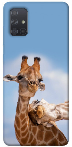 Чехол itsPrint Милые жирафы для Samsung Galaxy A71