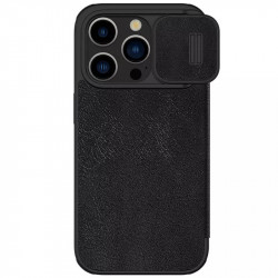 Шкіряний чохол-книжка Nillkin Qin Pro Camshield для Apple iPhone 15 Pro Max (6.7")