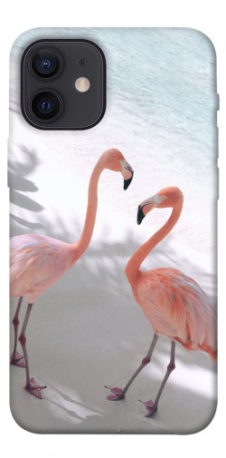 Чехол itsPrint Flamingos для Apple iPhone 12 mini (5.4")