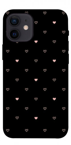 Чехол itsPrint Сердечки для Apple iPhone 12 mini (5.4")