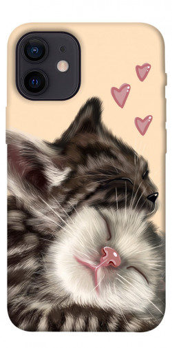 Чехол itsPrint Cats love для Apple iPhone 12 mini (5.4")