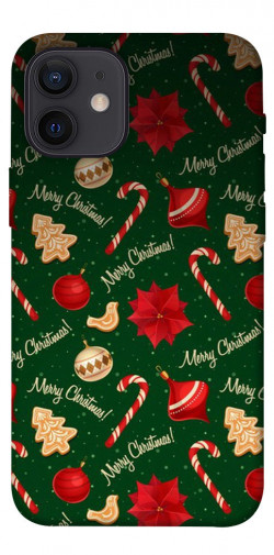 Чехол itsPrint Merry Christmas для Apple iPhone 12 mini (5.4")