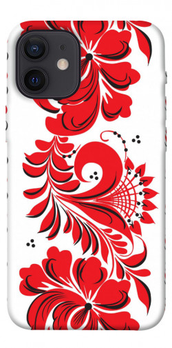 Чехол itsPrint Червона вишиванка для Apple iPhone 12 mini (5.4")