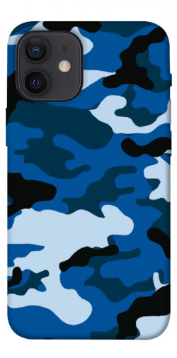 Чехол itsPrint Синий камуфляж 3 для Apple iPhone 12 mini (5.4")
